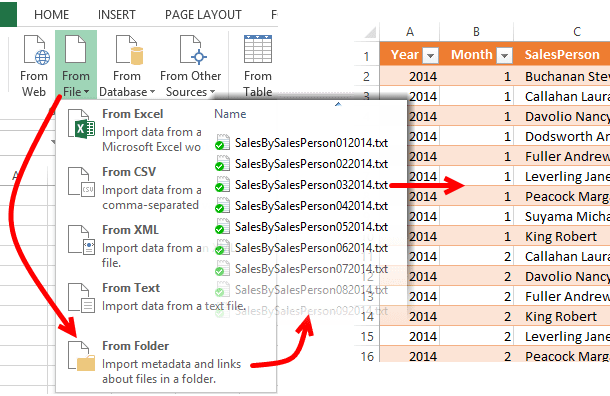 Power Query From Folder