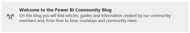 power bi community blog